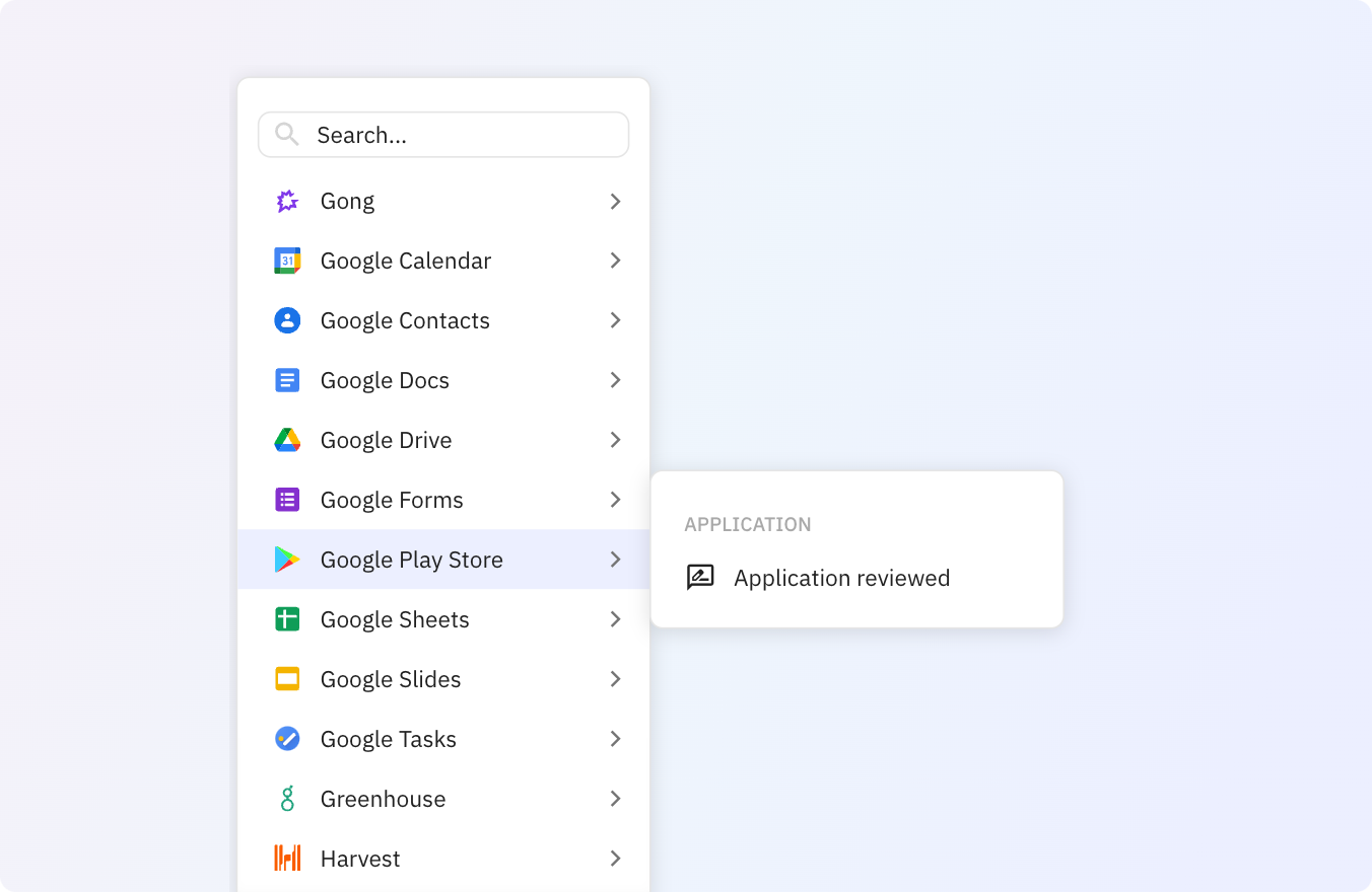Use Relay.app's Google Play Store integration to trigger actions across your apps