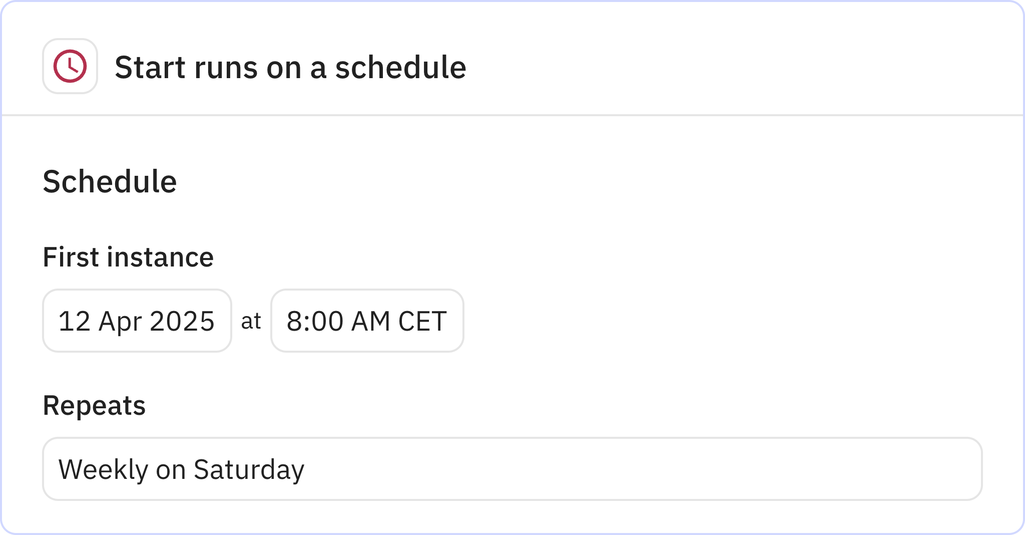 Relay.app screenshot of: Trigger