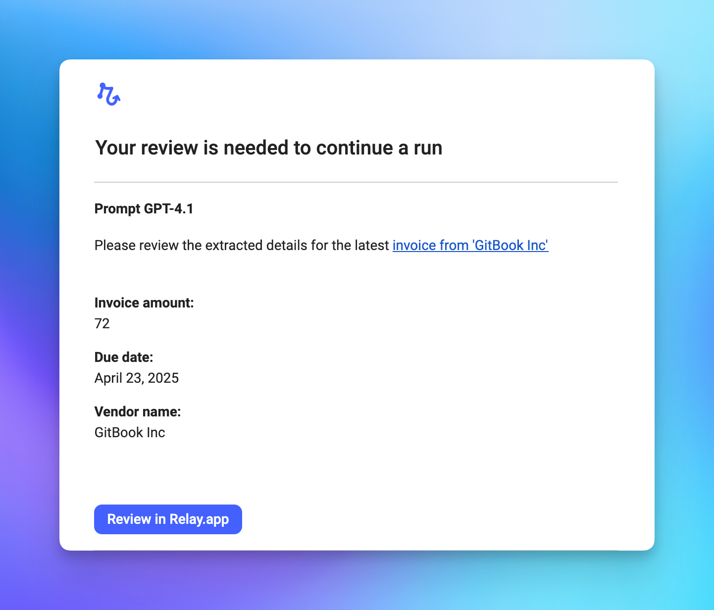 Add optional human reviews to any AI step