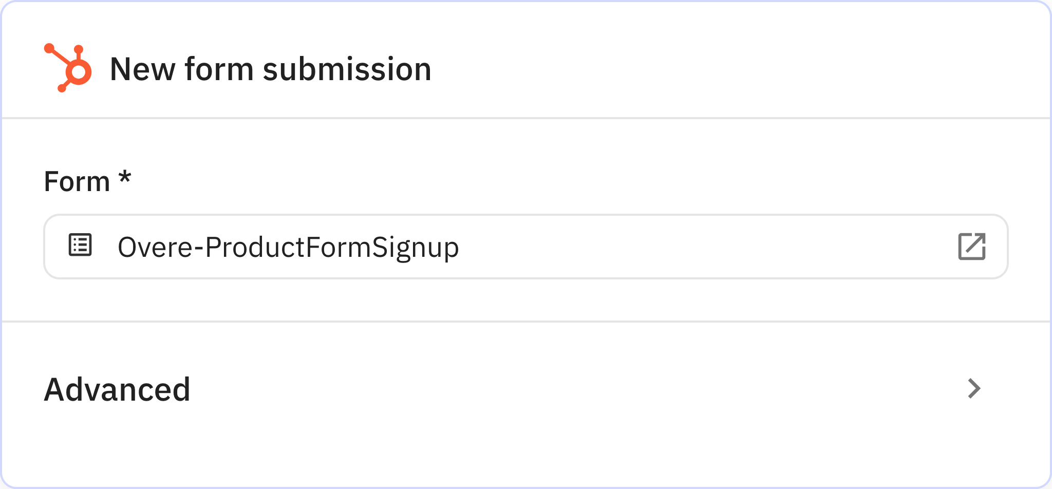 Relay.app screenshot of: New form submission