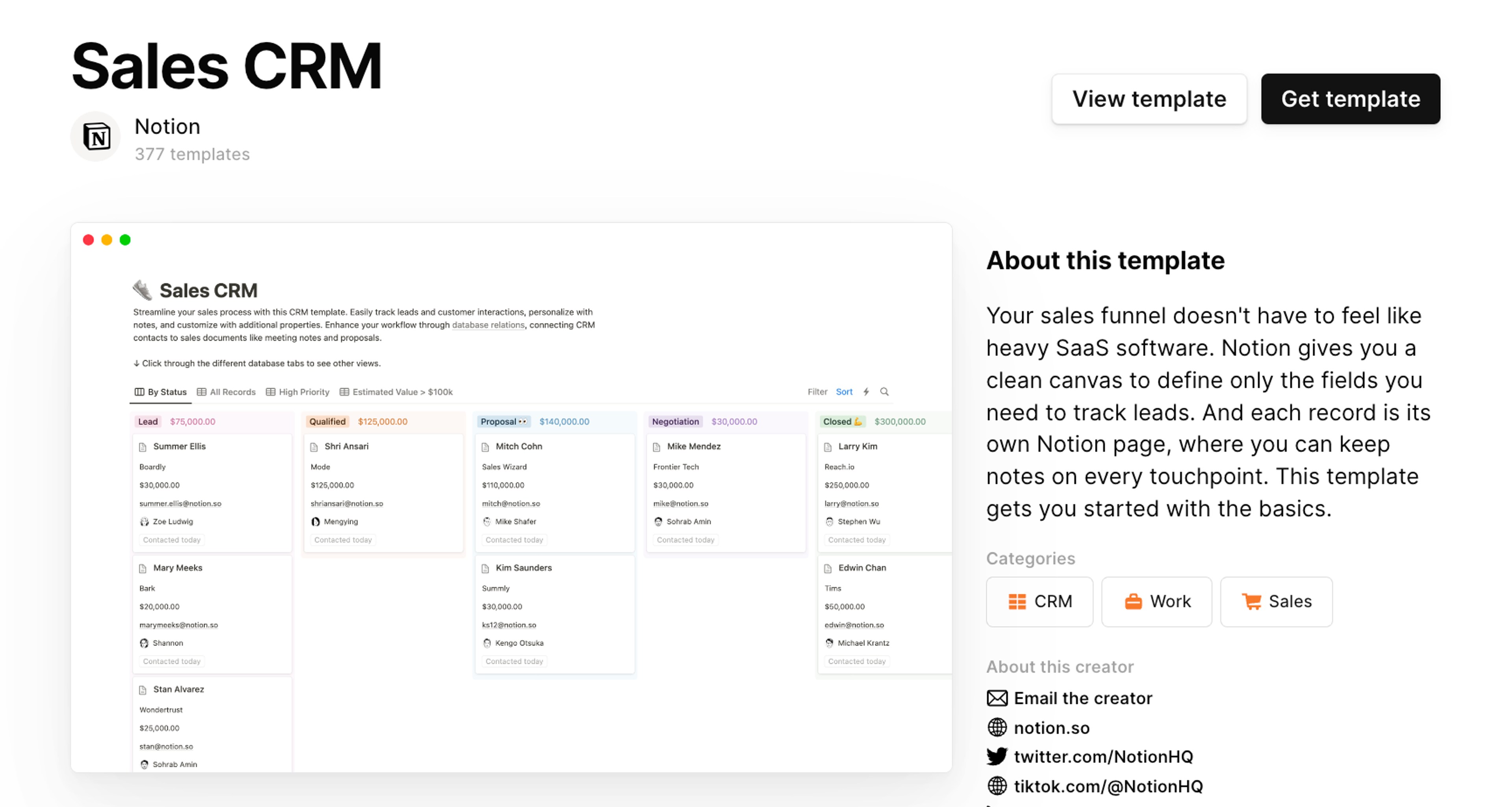 From notes to relationships: How to build a powerful CRM in Notion ...