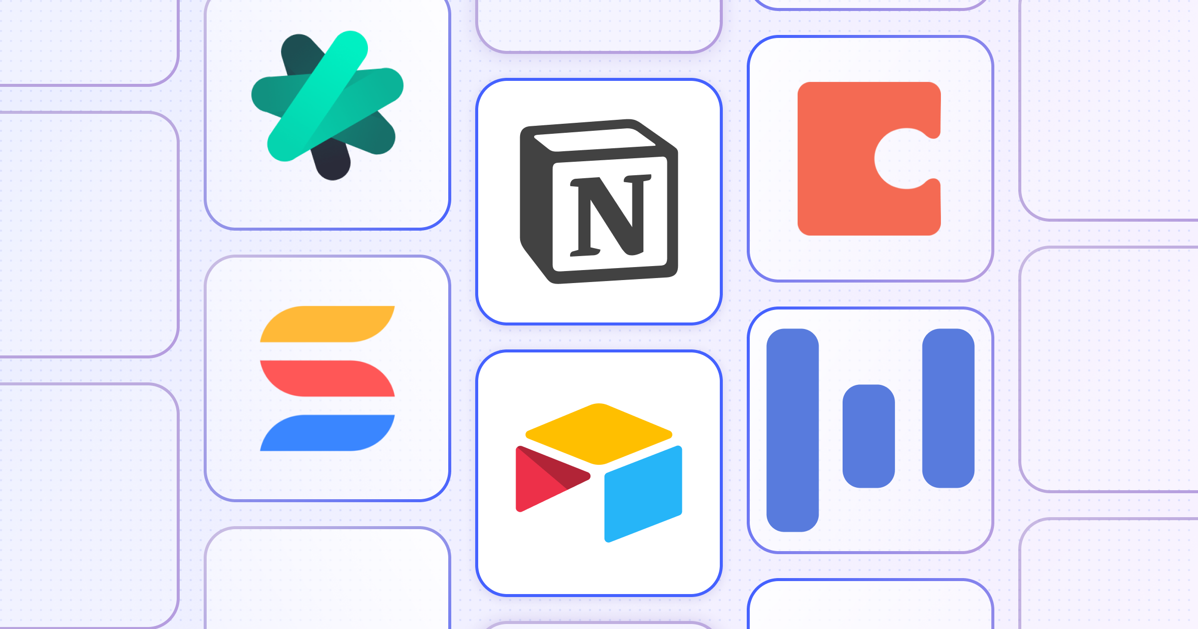 Logos of evaluated database tools