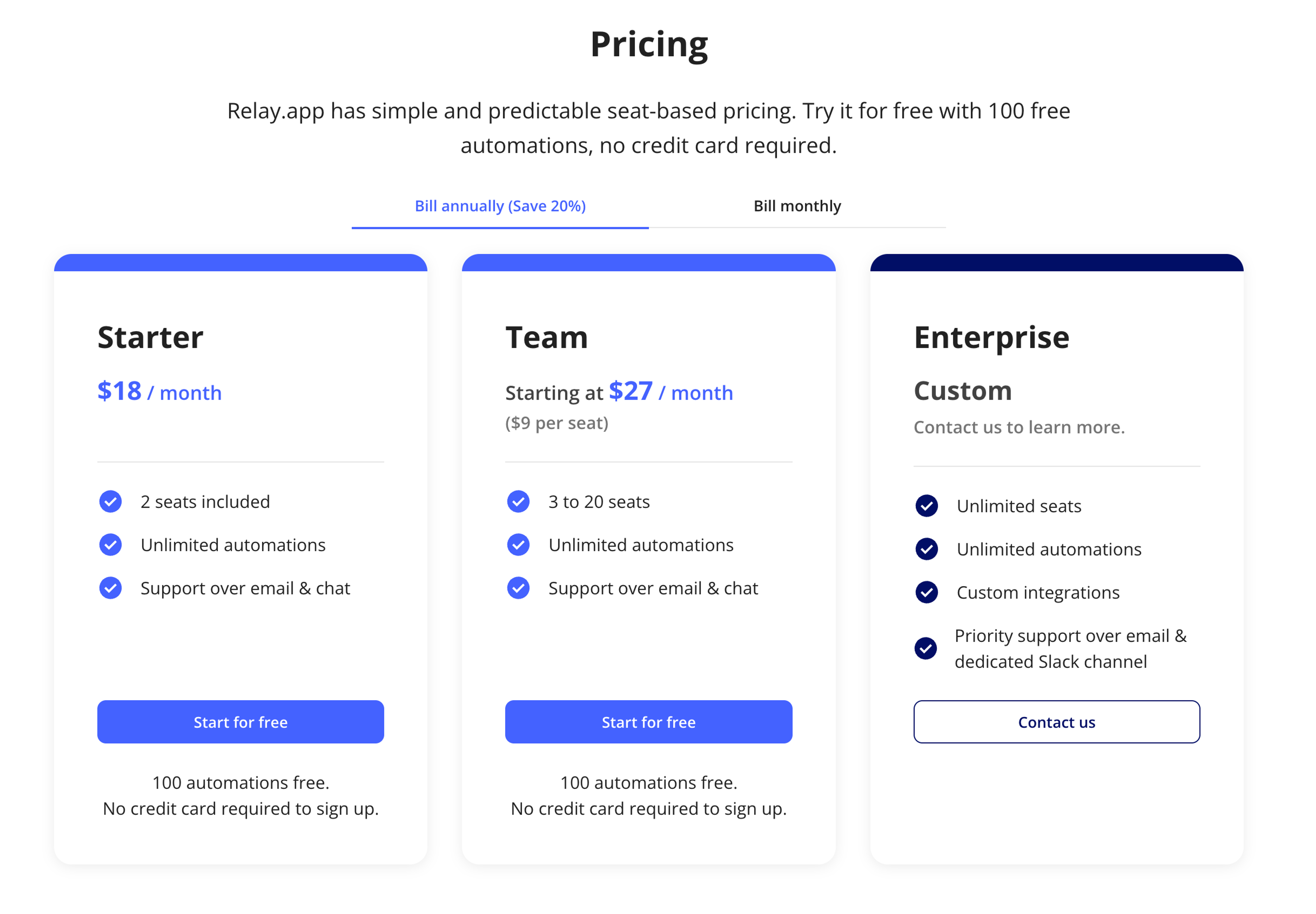 Relay.app pricing