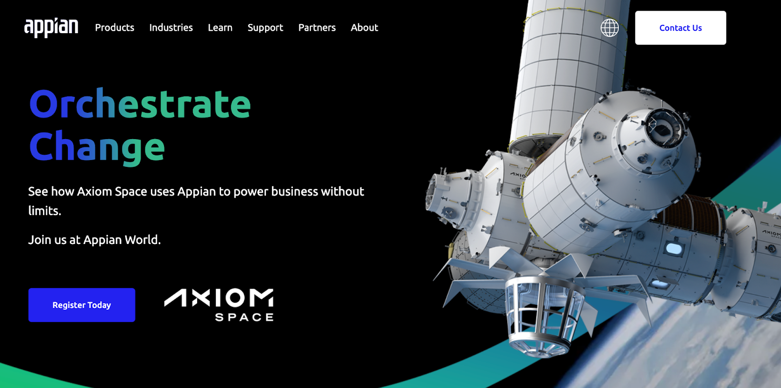 Appian website screenshot