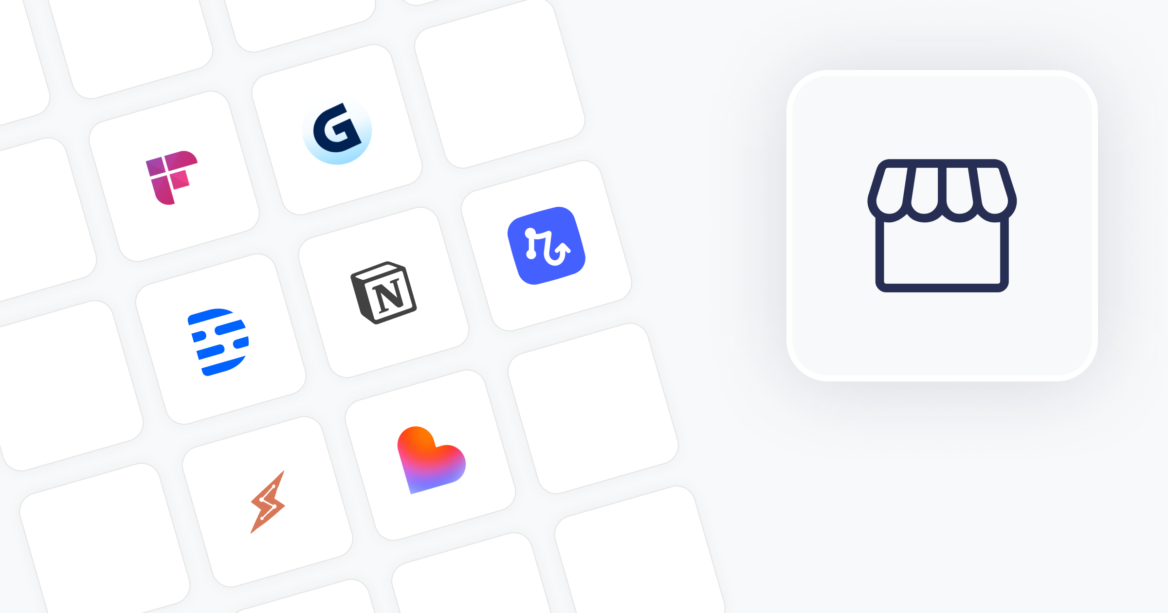 Logos of Relay.app, Fireflies, Notion, Claude Cowork, Gamma, Lovable, Descript