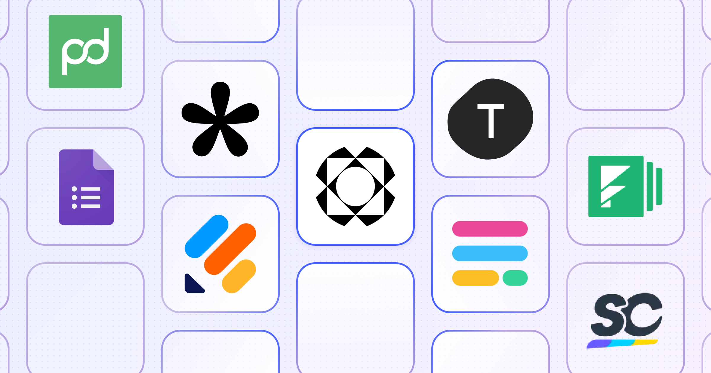 Logos of best form automation tools