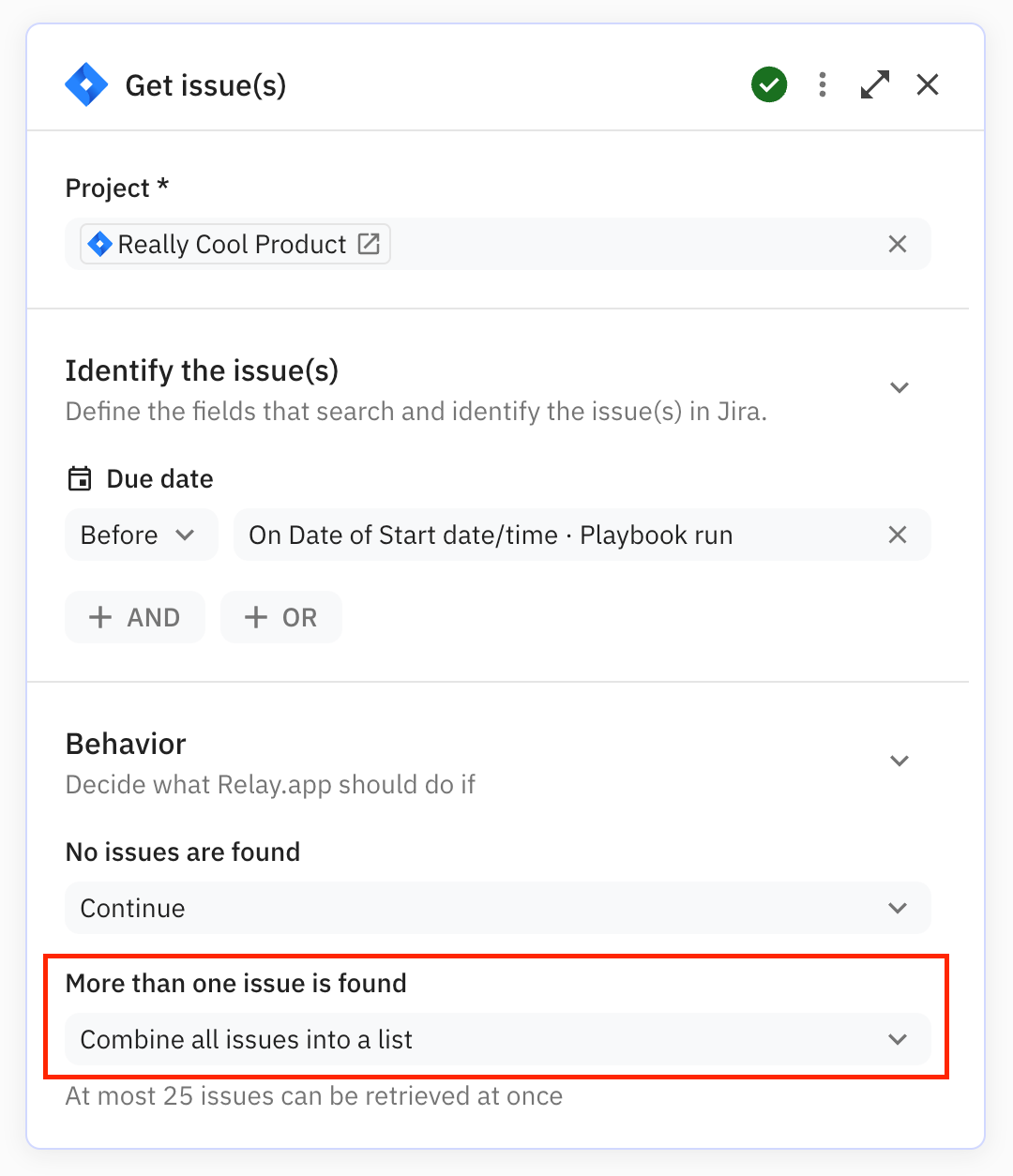 "Get" steps in Relay.app can now return lists of items