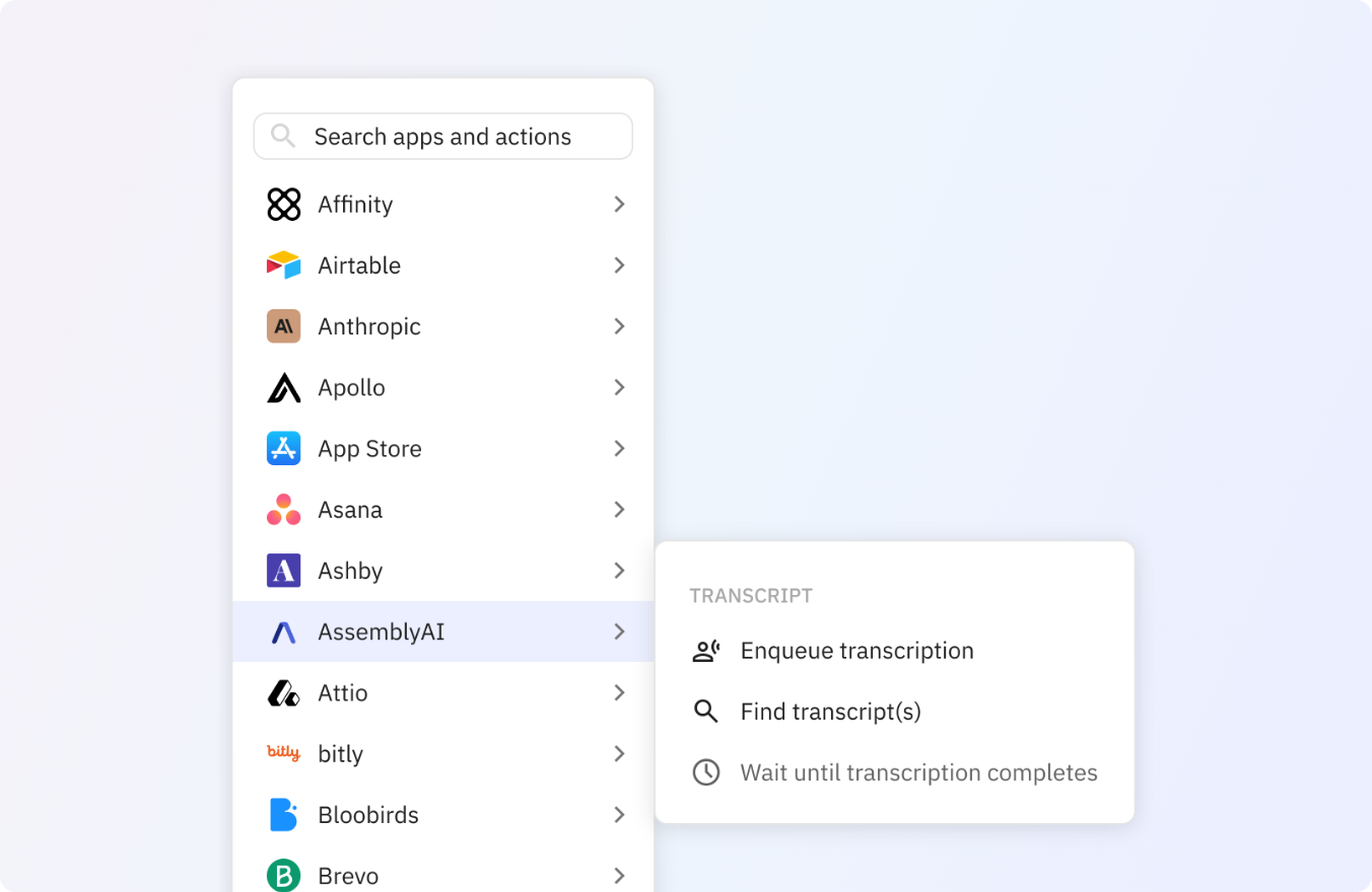 Use AssemblyAI to provide state-of-the-art audio transcriptions