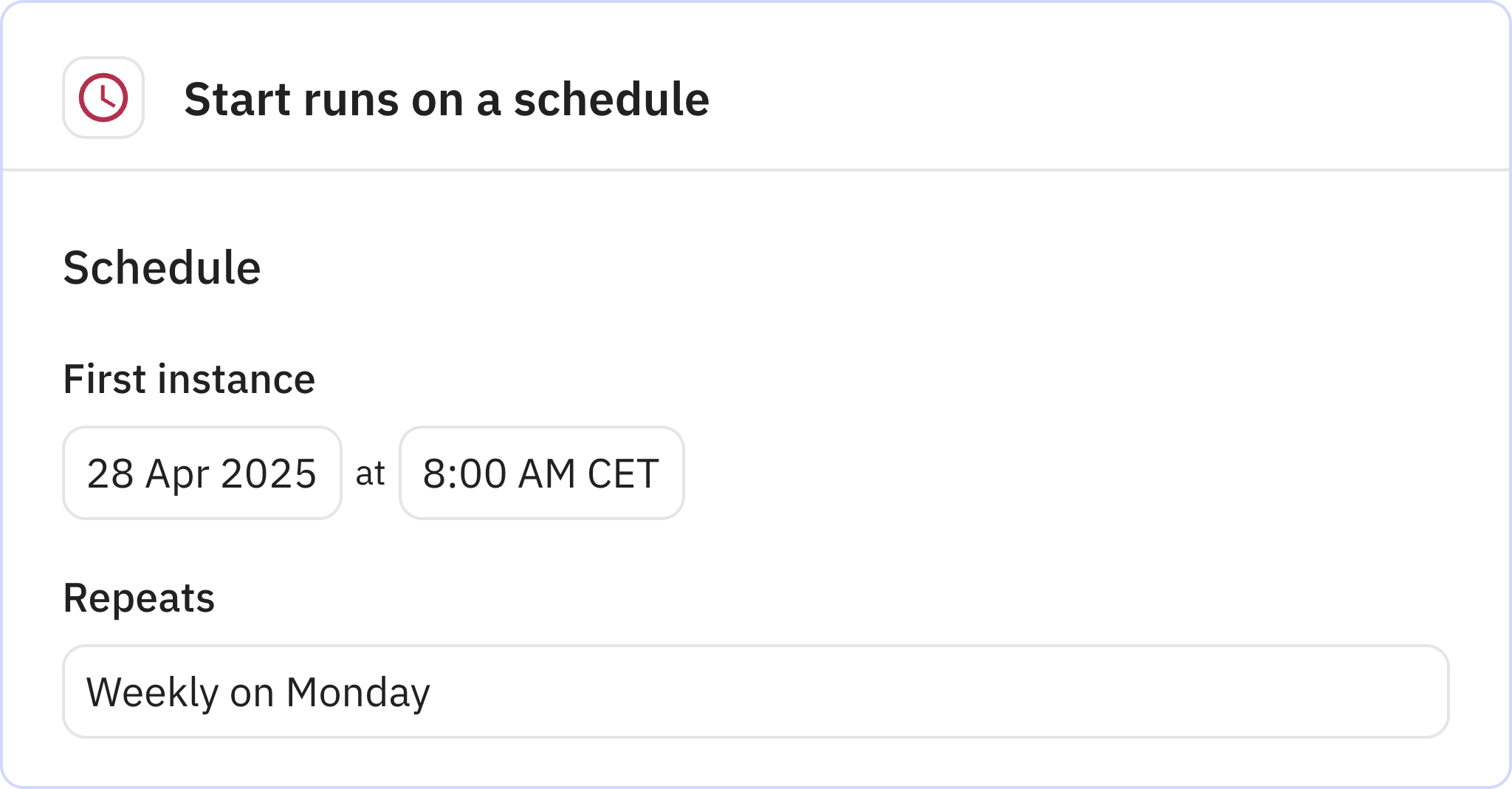 Relay.app screenshot of: Trigger