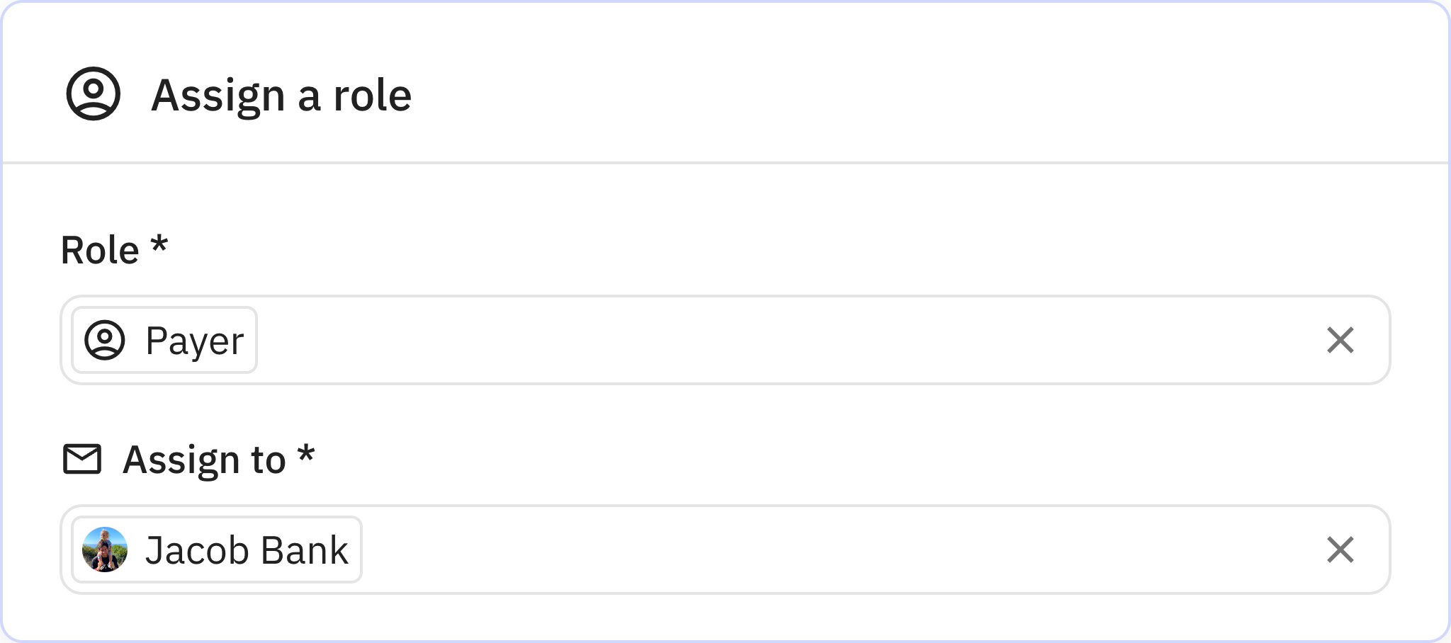 Relay.app screenshot of: Assign a role