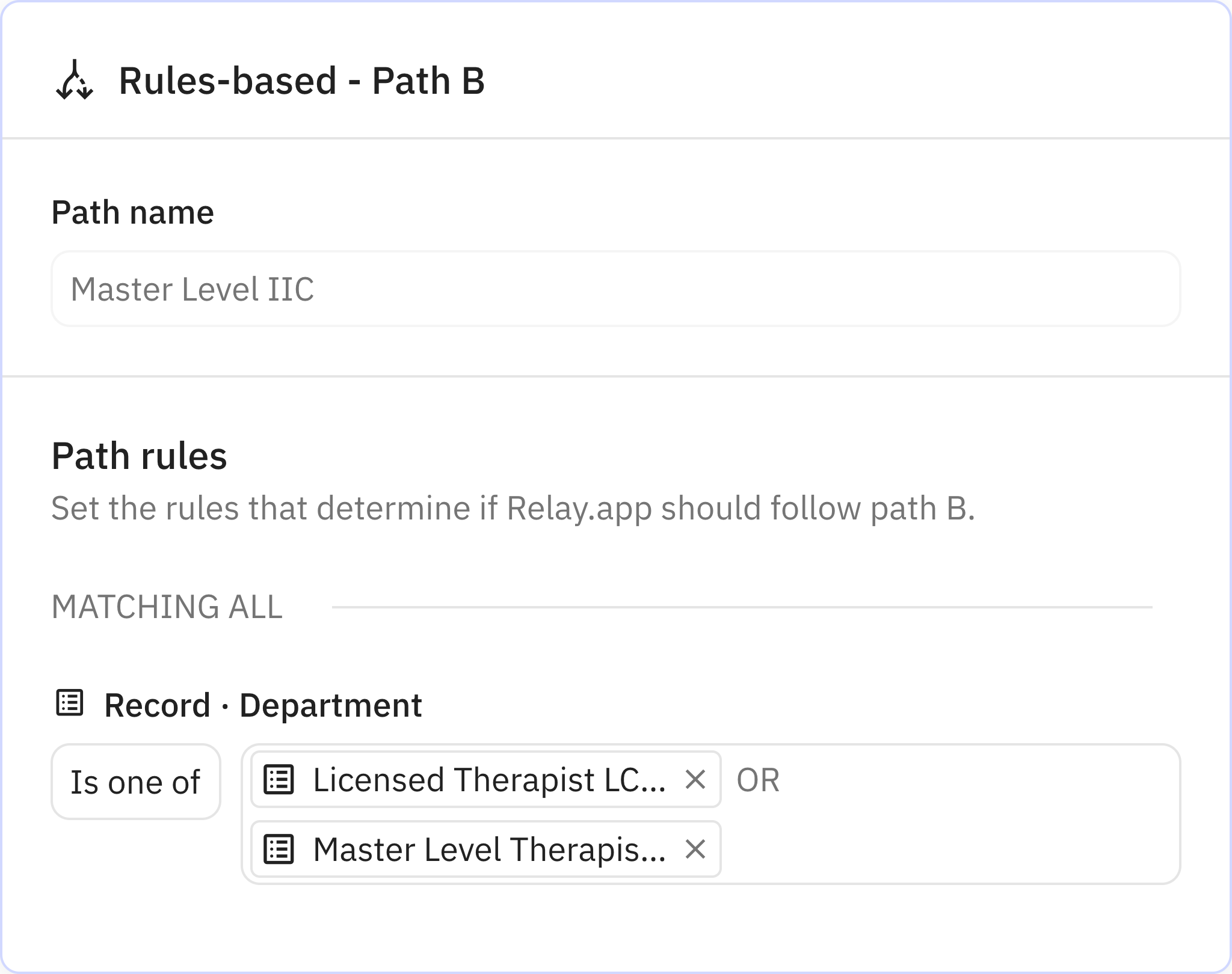 Relay.app screenshot of: Behavioral Assistant