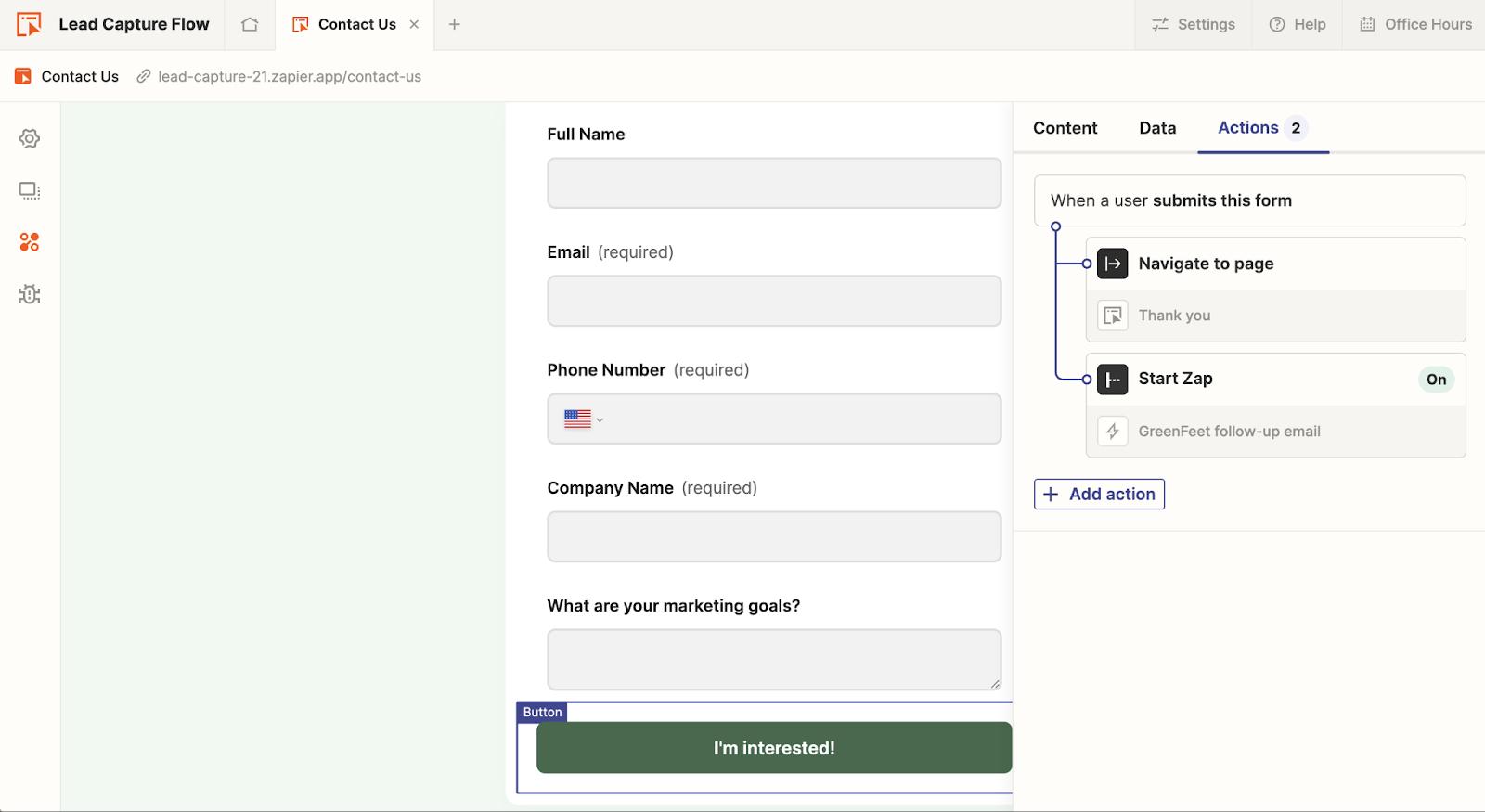 Zapier Interfaces