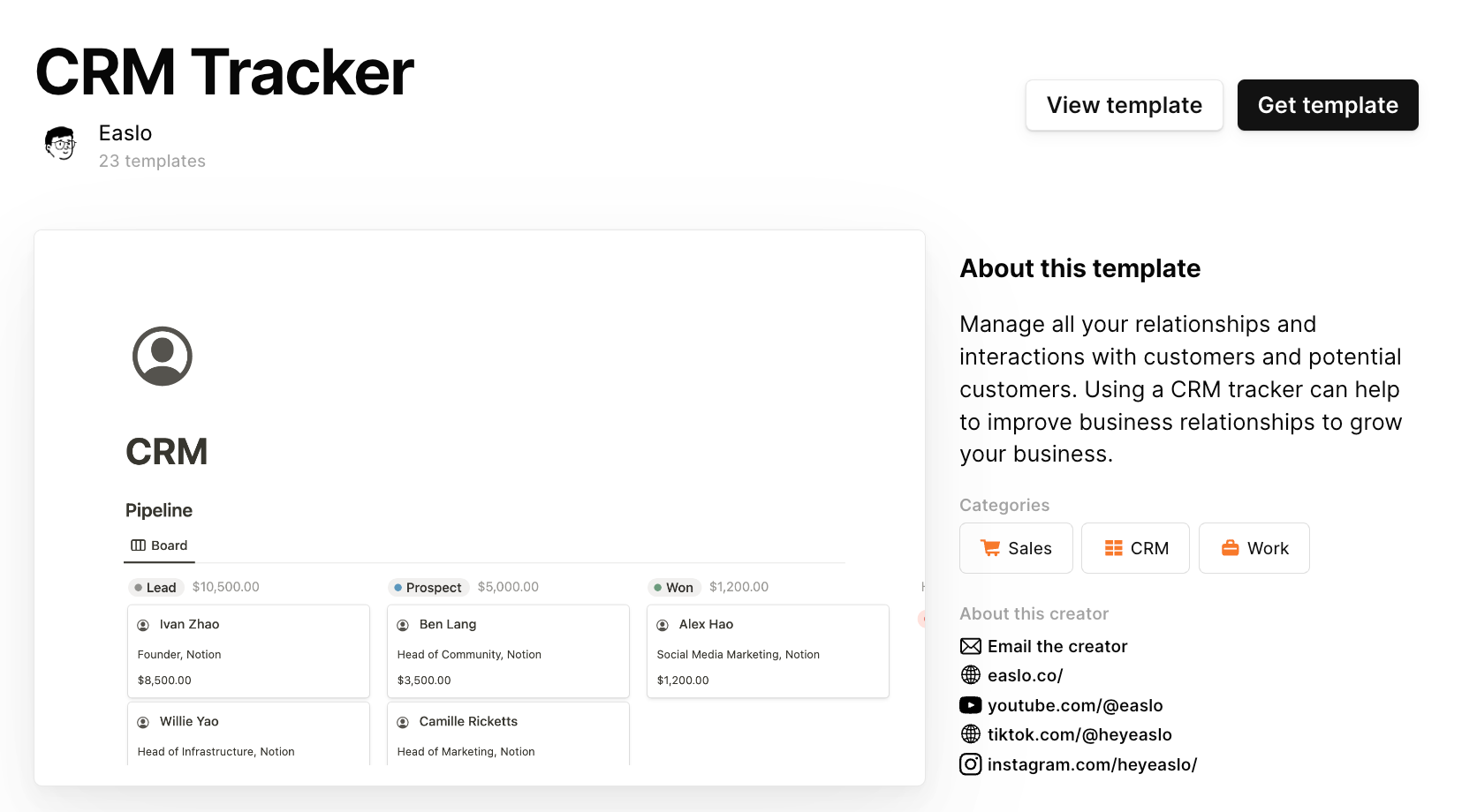 From notes to relationships: How to build a powerful CRM in Notion ...