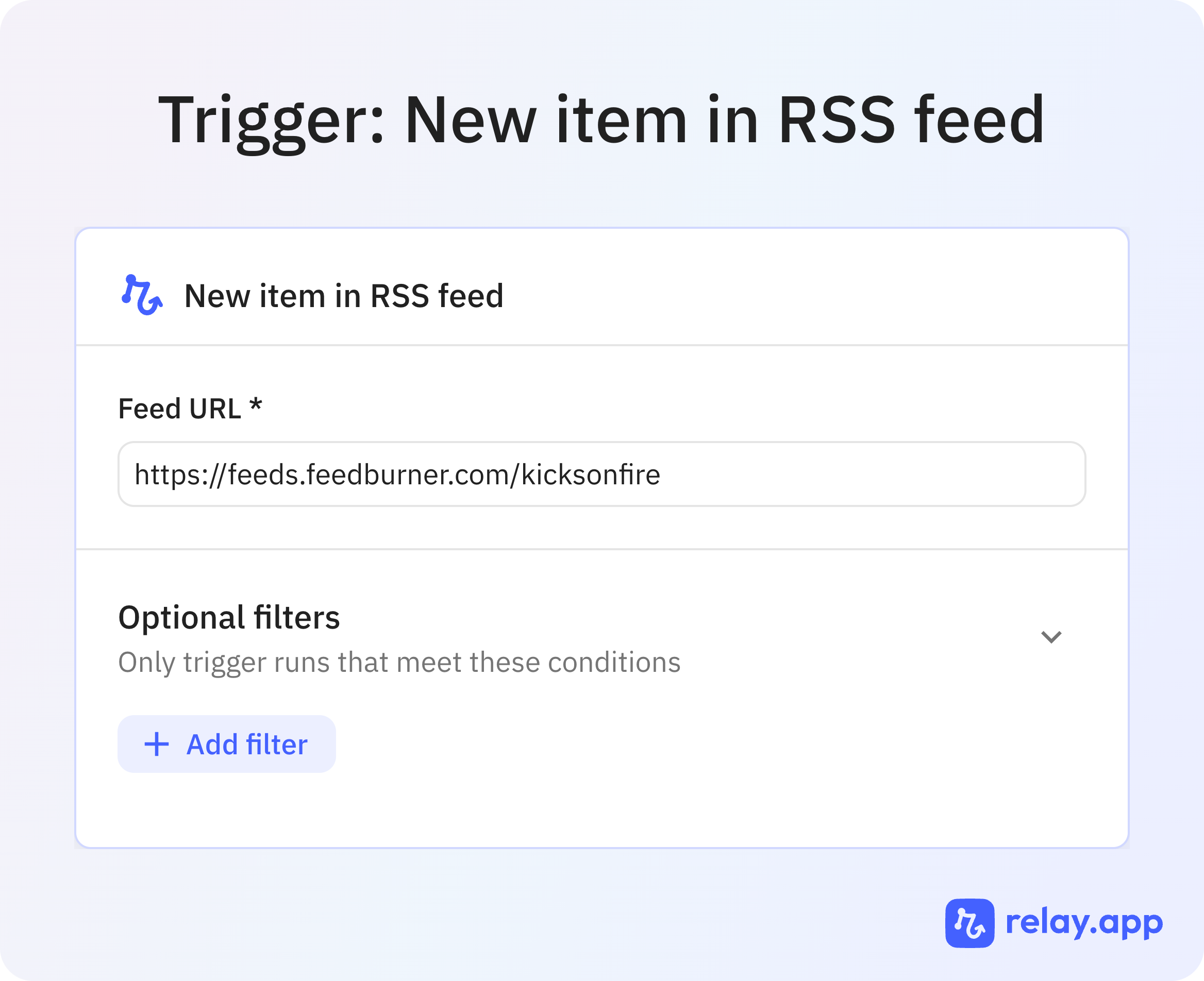 New item in RSS feed Relay.app