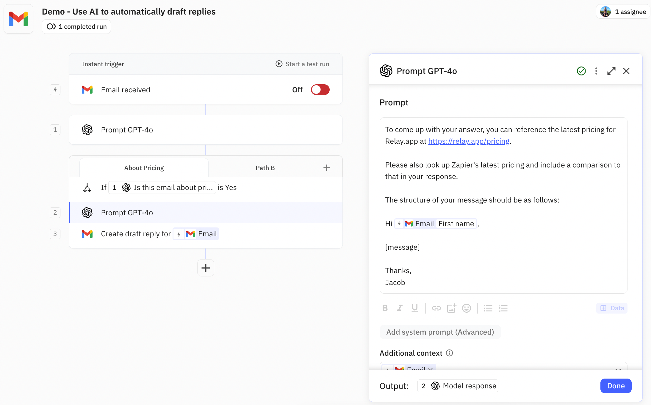 Android Email Draft How to Use AI to Automatically Draft Email Replies | Relay.app Blog