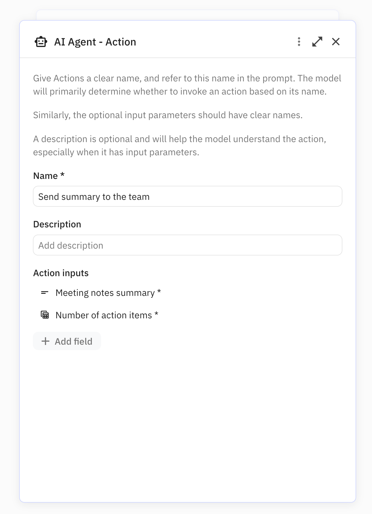 Action 2: Send summary to the team