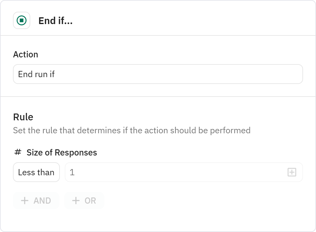 Relay.app screenshot of: End if...