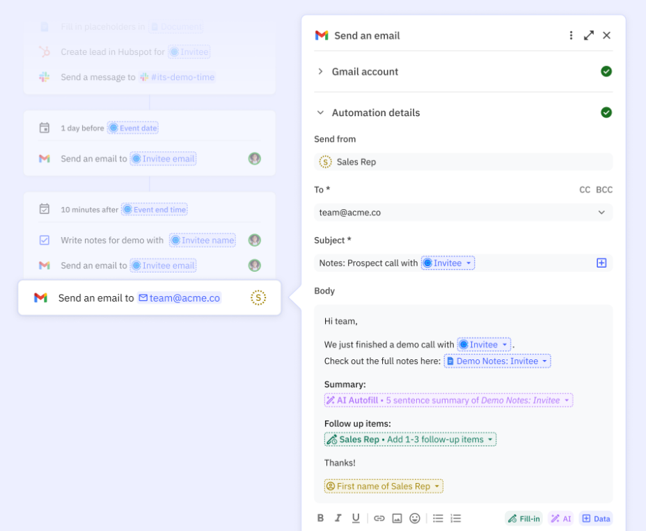 Relay.app AI summaries