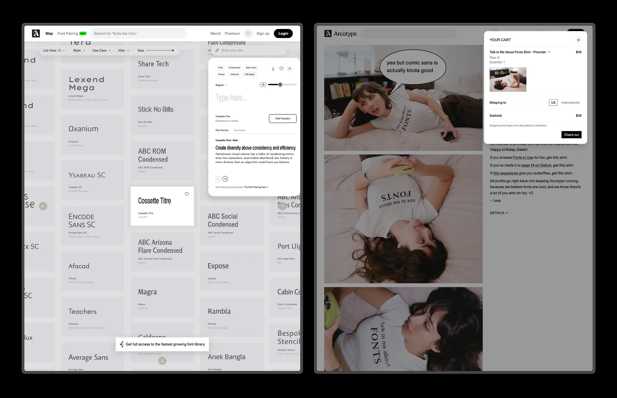 Arcotype Website