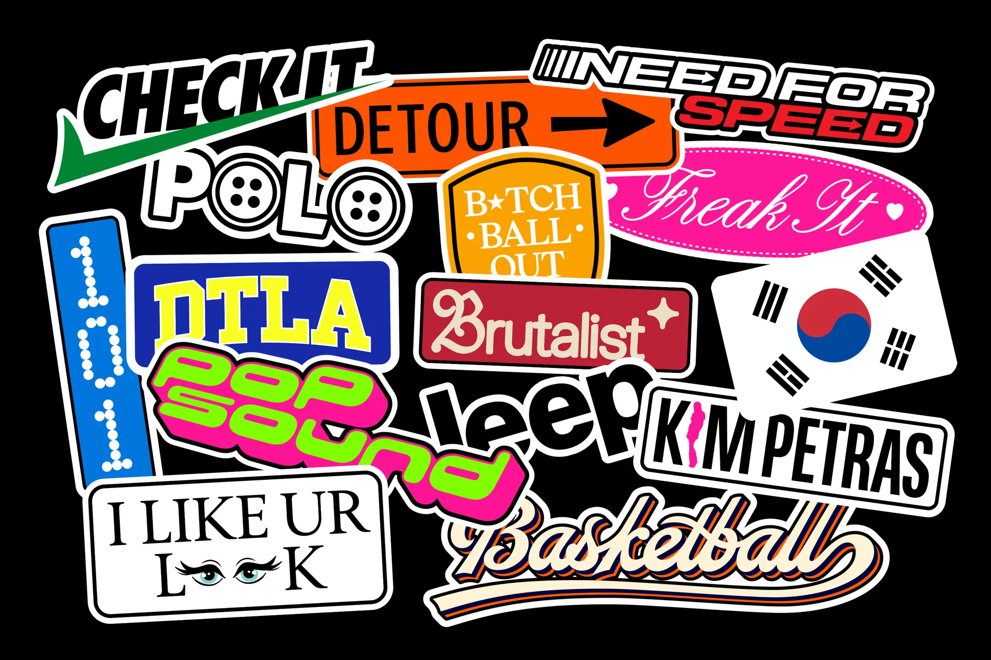 Kim Petras - Detour Sticker Pack