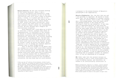 Scan of a spread. English text on both sides, black type on white page, typewriter typeface.
