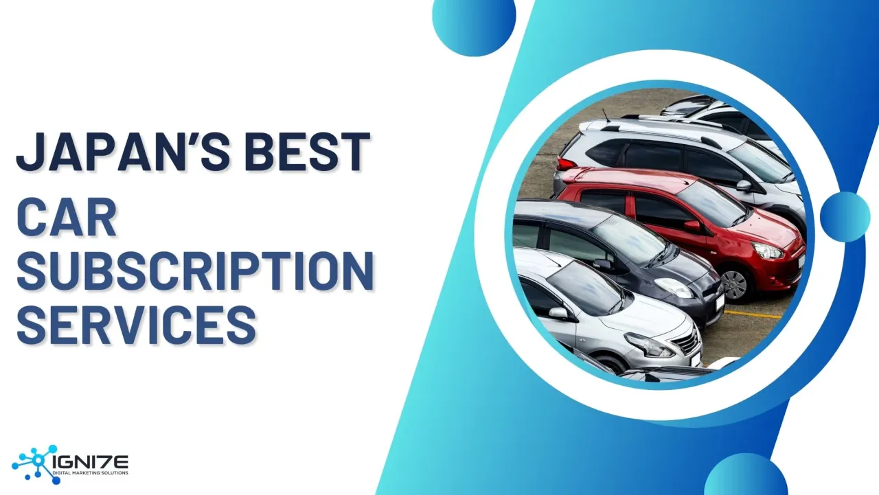 일본에서 가장 인기 있는 자동차 구독 서비스 8가지