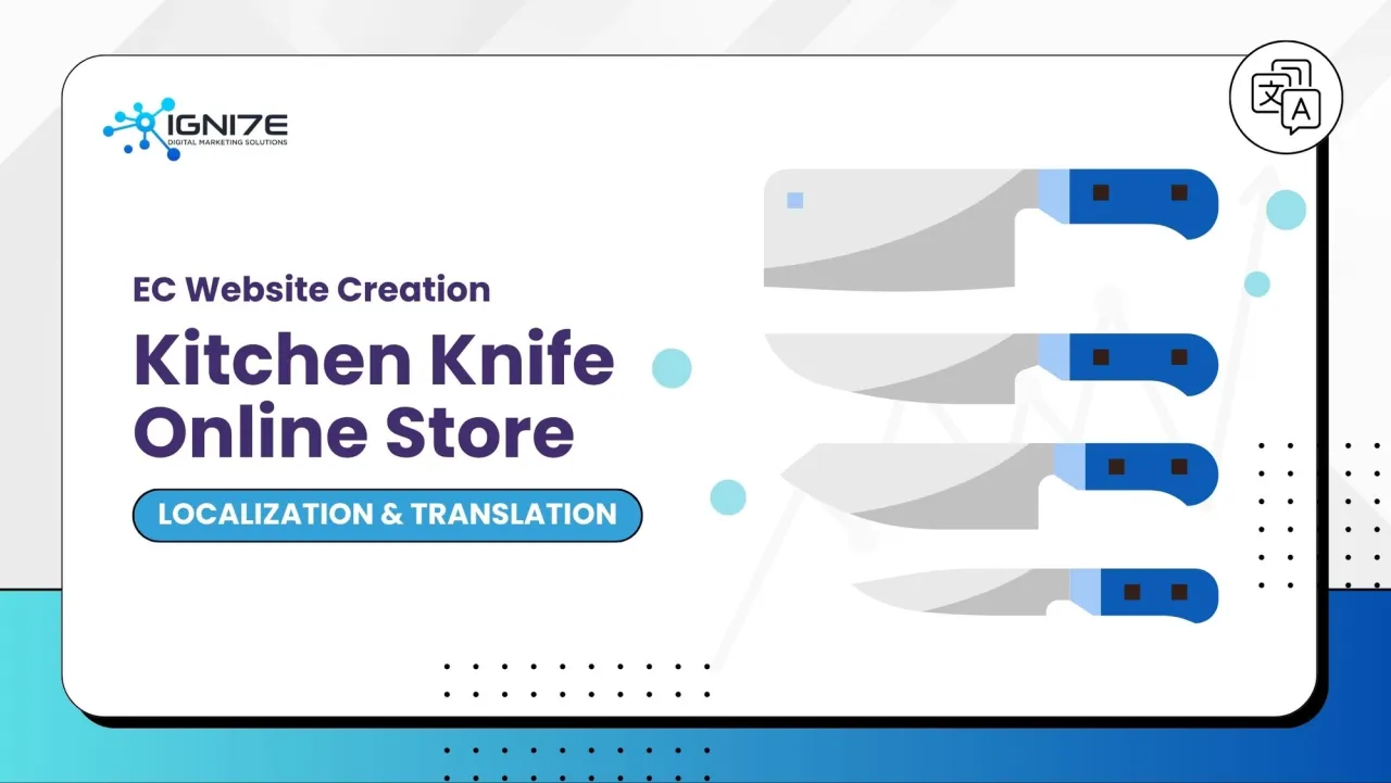 EC Website Creation for Kitchen Knife Sales