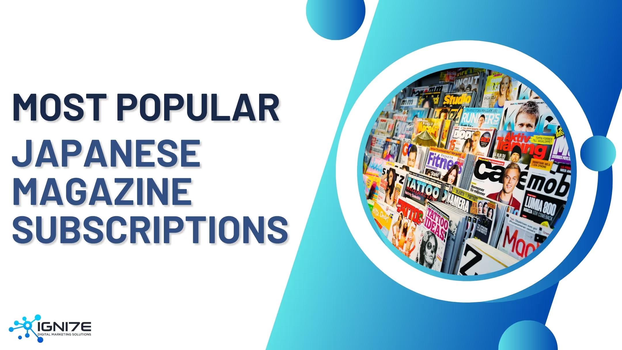 Top 10 Digital Magazine Services in Japan