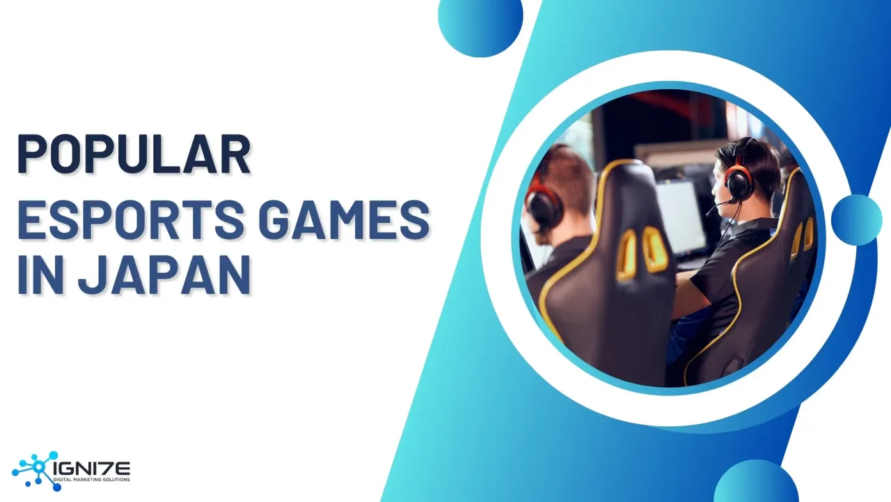 일본에서 팬층이 두터운 인기 e스포츠 게임 TOP 5