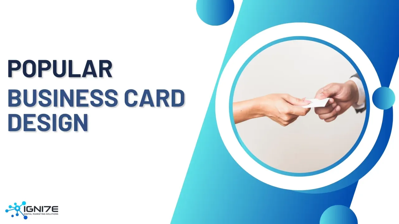 일본 명함 디자인 트렌드 TOP 5