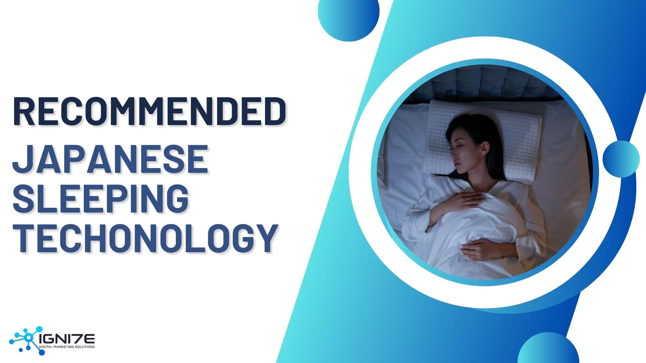 Top 5 Japanese Sleep Tech Devices