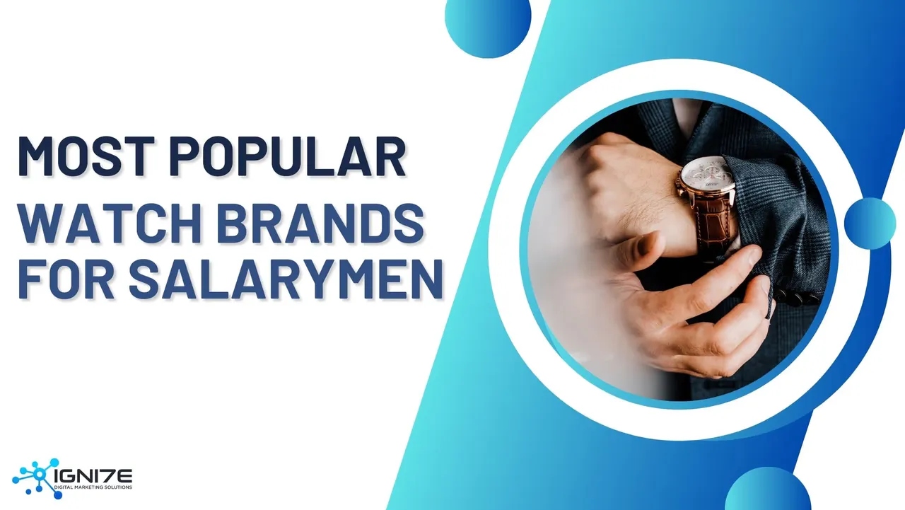 일본 직장인을 위한 최고의 시계 브랜드 5가지