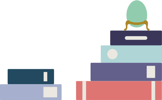 A stack of books
