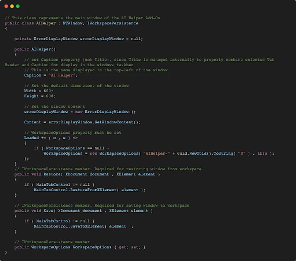 Build User Interface