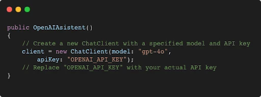 Chat Client Constructor