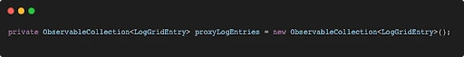Proxy Log Entries