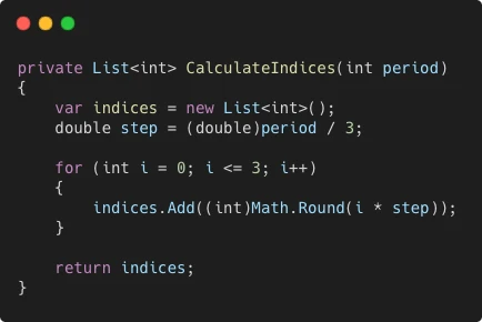 Calculate Indices