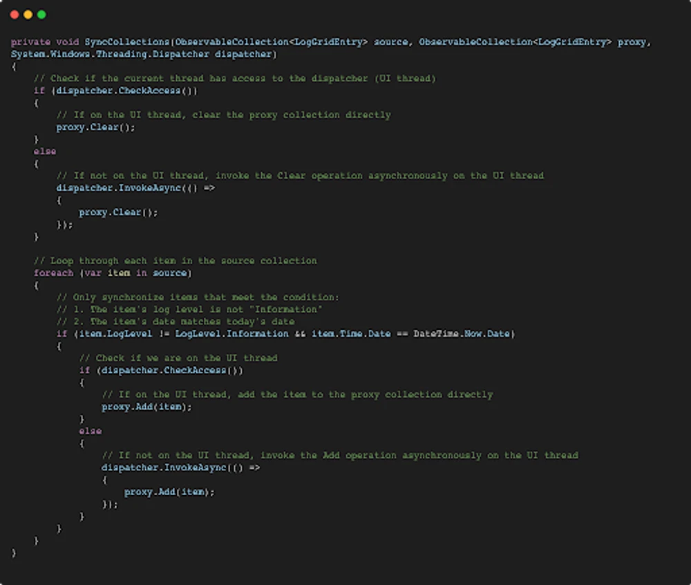 Sync Collections