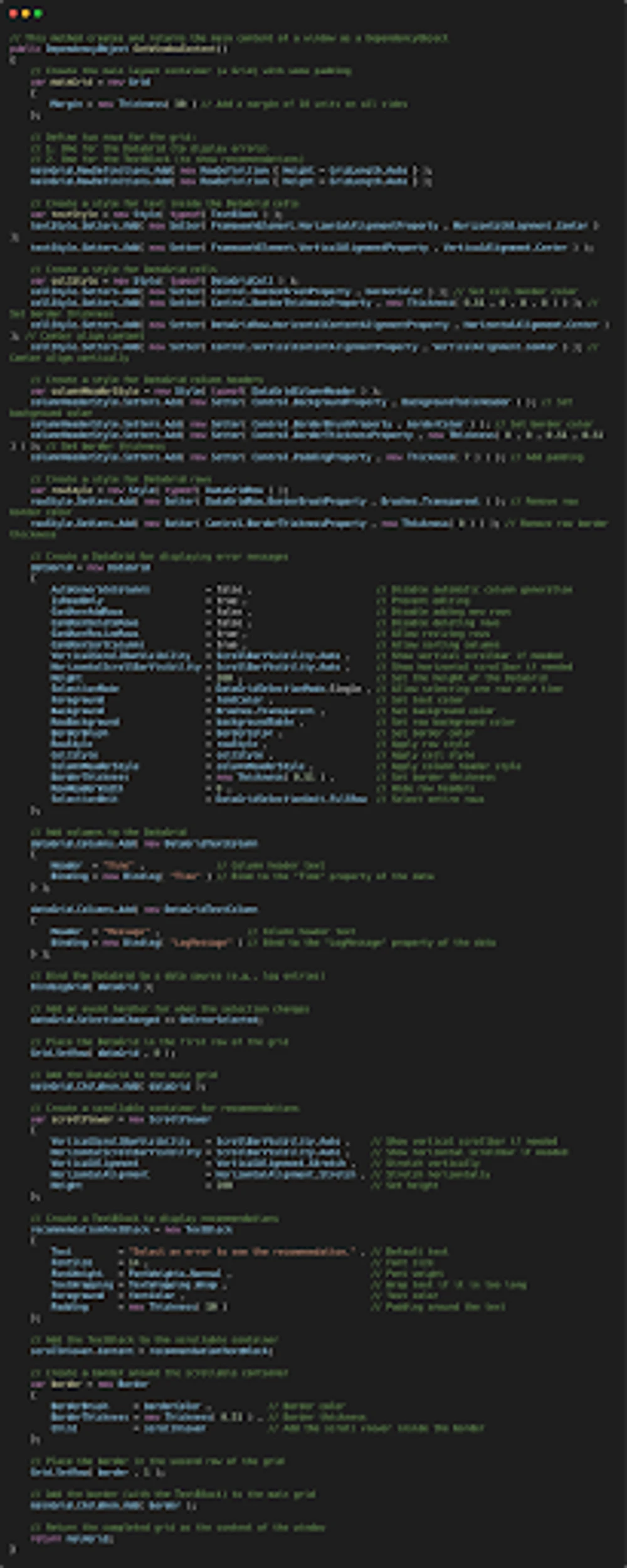 Seamless UI