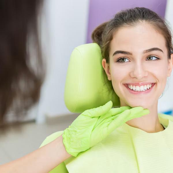 patient in dentist chair
