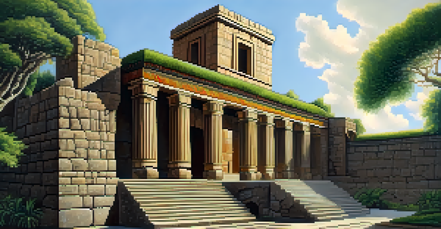 A close-up view of the Qorikancha temple, highlighting the intricate Inca stonework and colonial architecture under the sunlight.