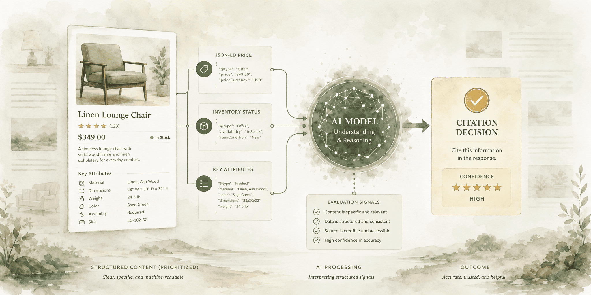 Illustration for Content Formats and Structured Data That AI Models Cite Most