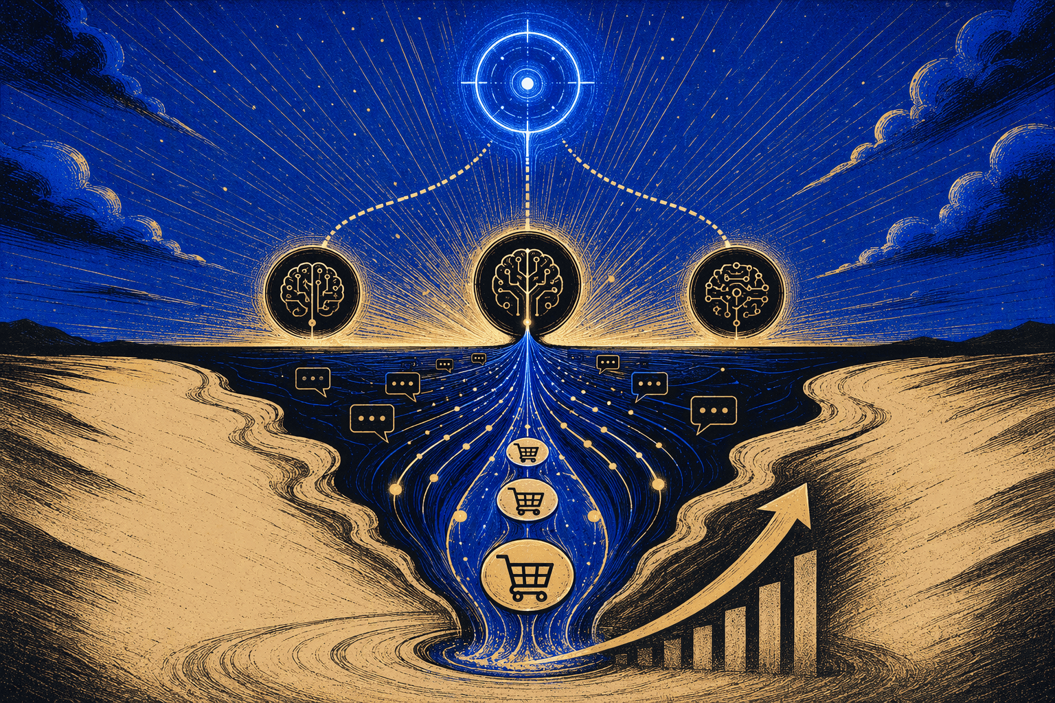 Illustration for 1. Siftly, The Founder’s Engine for Revenue-Optimized AI Tracking
