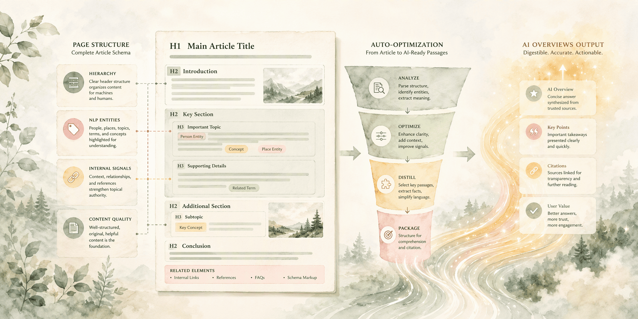 Illustration for 4. Surfer SEO: Content Optimization for AI Overview Citations