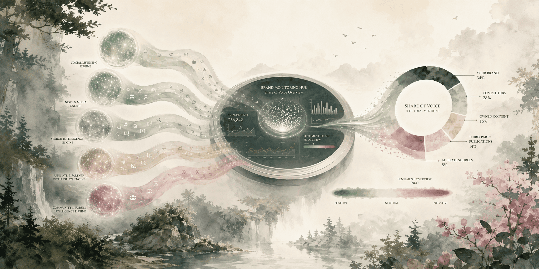 Illustration for Profound: Multi-Engine Brand Monitoring with Advanced Competitor Benchmarking