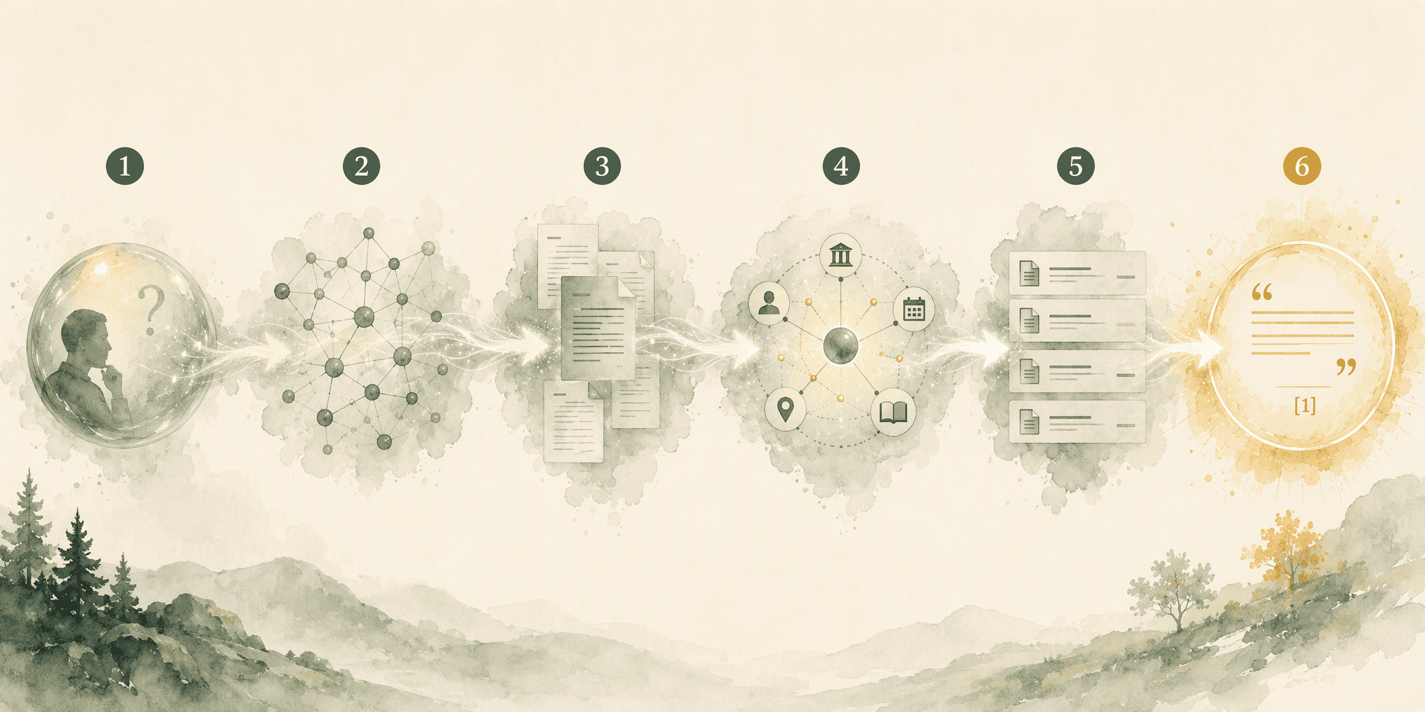 Illustration for How Generative AI Citations Work: The Mechanics of AI Visibility