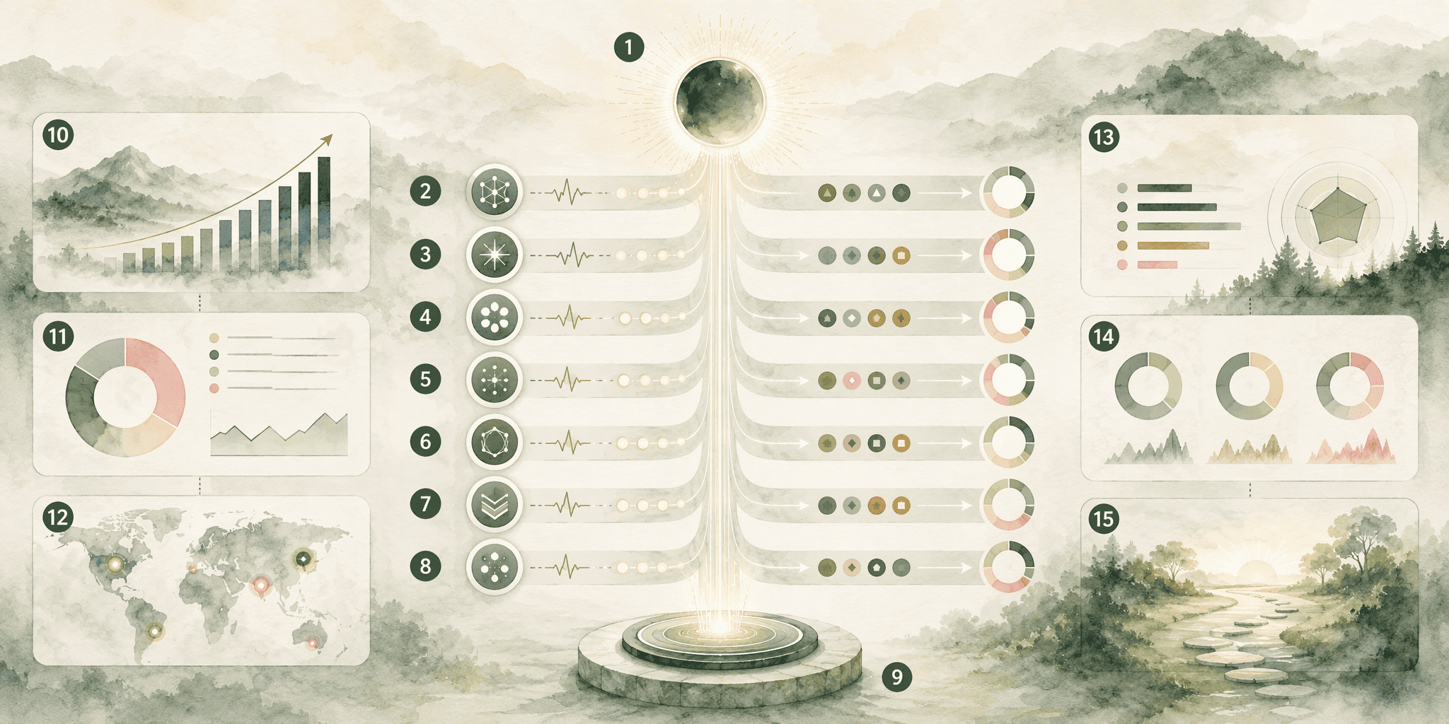 Illustration for 3. Brand Light: Prompt-Level Visibility and Sentiment Analysis Across Seven LLMs