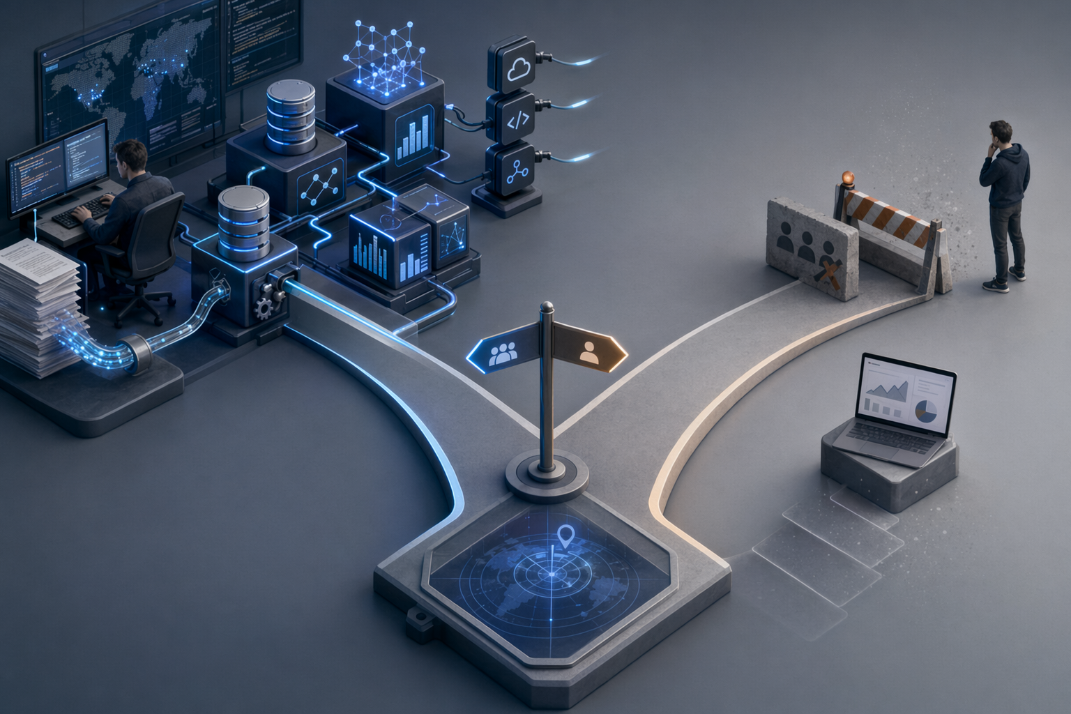 Illustration for: When Monitoring-Only Platforms Make Sense (and When They Don't)