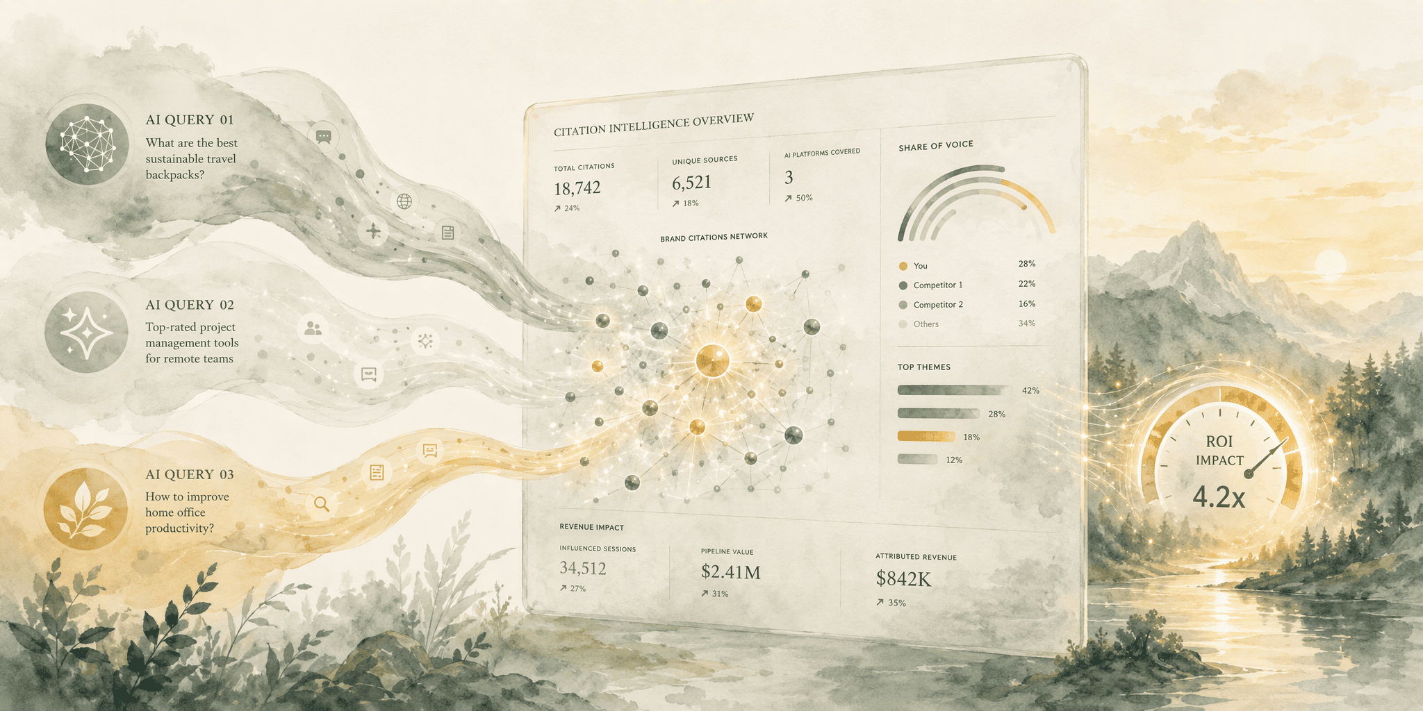 Illustration for 1. Siftly, Best for integrated AI citation tracking and direct ROI dashboards
