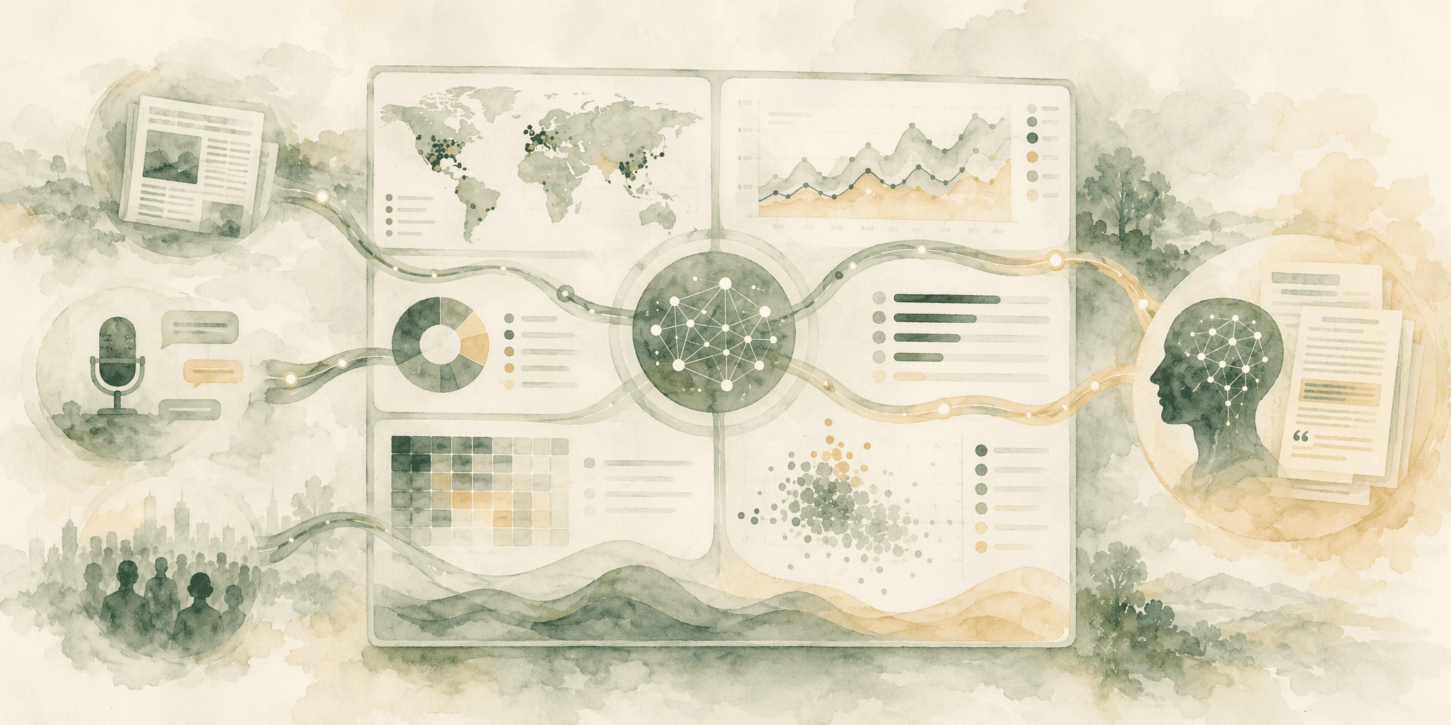 Illustration for 4. Meltwater, Integrated Media Intelligence for AI Citation Analysis
